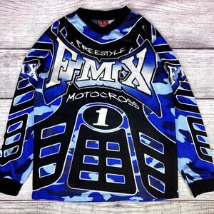 Vintage Y2k Rude Boyz Motocross Long Sleeve Jersey